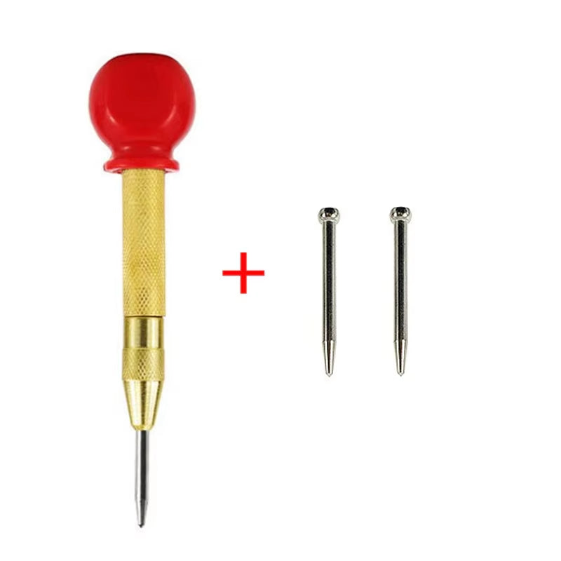 Automatic Centre Punch General Woodworking Metal Drill Adjustable Spring Loaded Automatic Punch Hand Tools for Metal Wood Glass