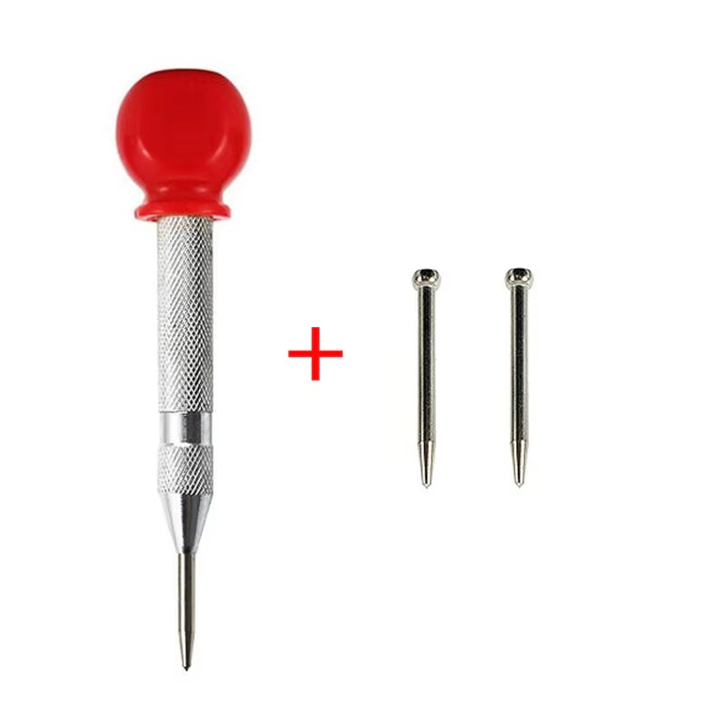 Automatic Centre Punch General Woodworking Metal Drill Adjustable Spring Loaded Automatic Punch Hand Tools for Metal Wood Glass