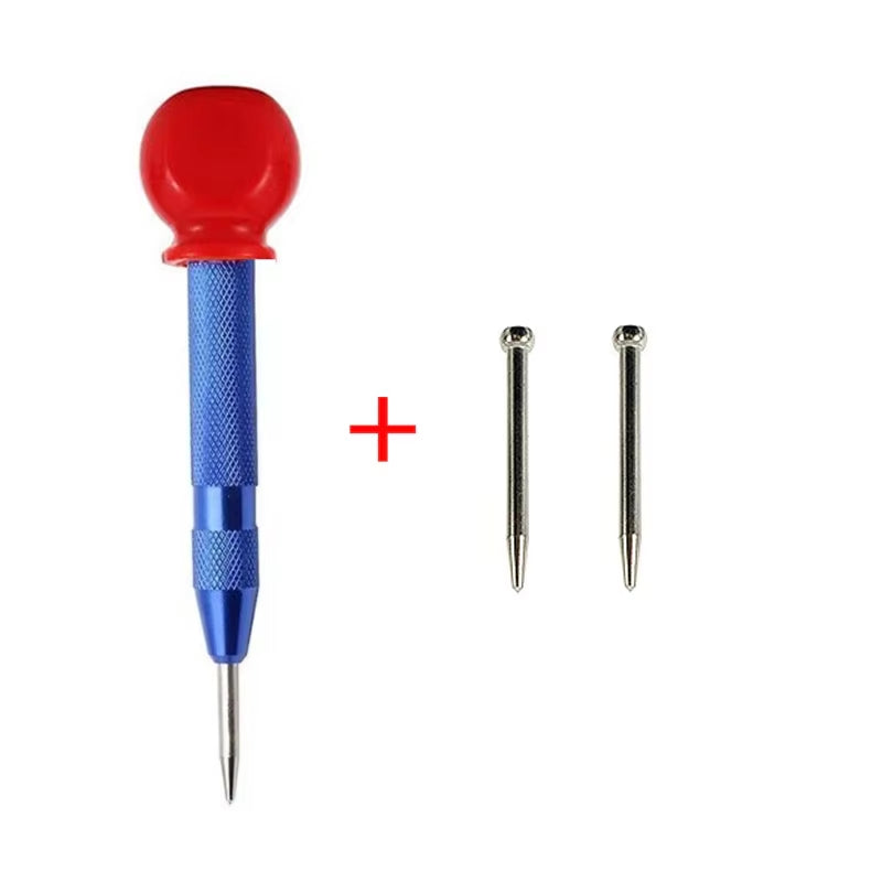 Automatic Centre Punch General Woodworking Metal Drill Adjustable Spring Loaded Automatic Punch Hand Tools for Metal Wood Glass