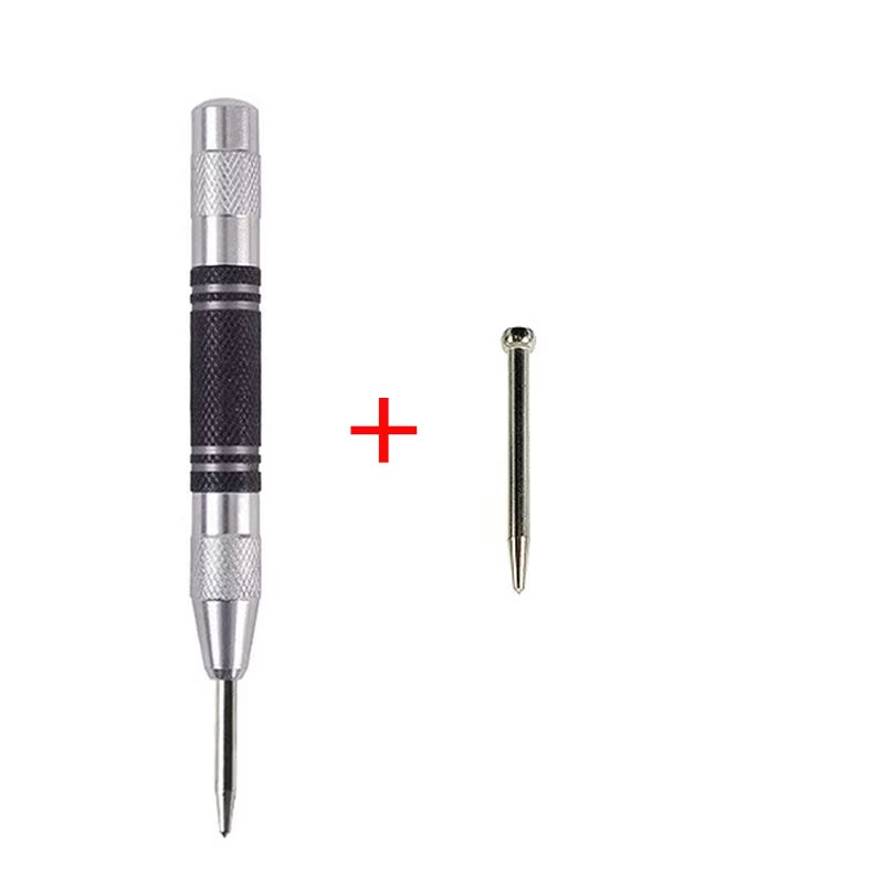 Automatic Centre Punch General Woodworking Metal Drill Adjustable Spring Loaded Automatic Punch Hand Tools for Metal Wood Glass