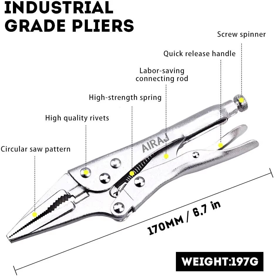 1Pc Multifunctional Pliers, Professional Carbon Steel Electrician, anti Slip Maintenance, Durable Manual Tool