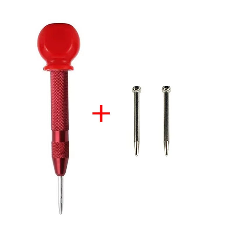 Automatic Centre Punch General Woodworking Metal Drill Adjustable Spring Loaded Automatic Punch Hand Tools for Metal Wood Glass