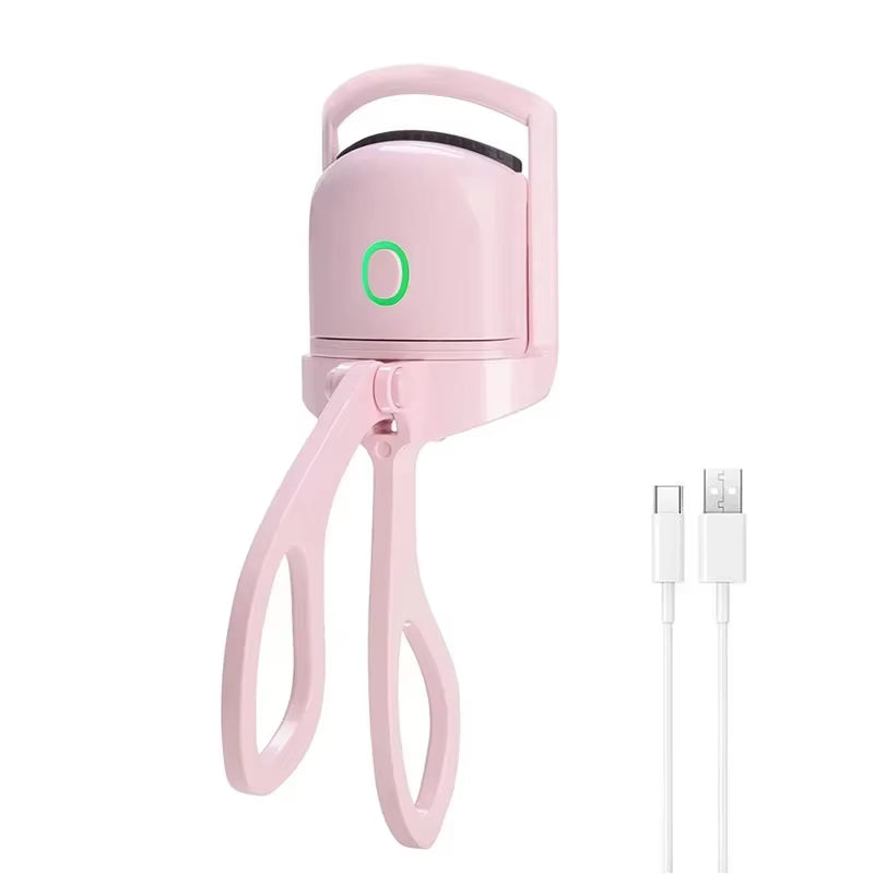 Electric Eyelash Curler USB Charging Model Fast Heating Portable Eye Lash Perm Shaping and Lasting Curling Thermal Eyelash Clip